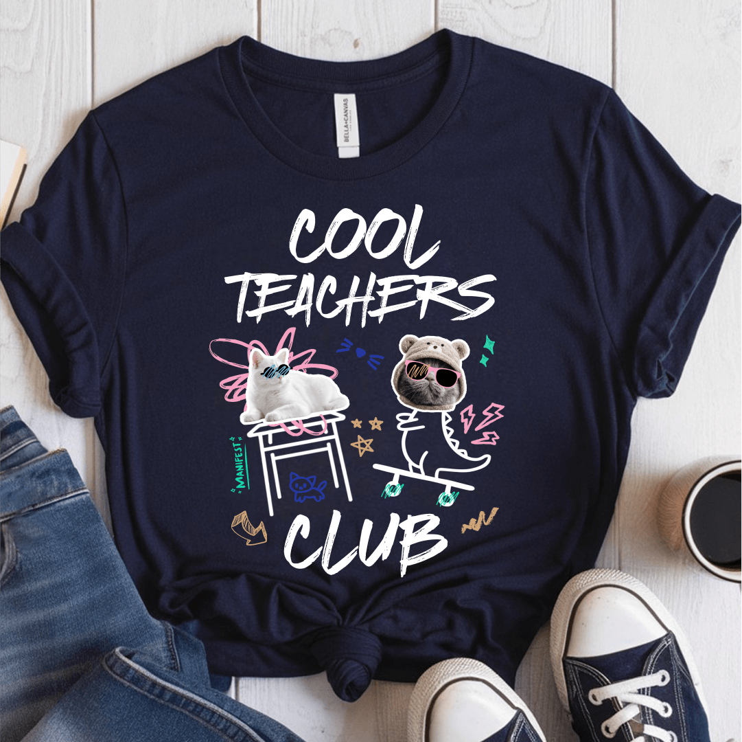 T-Shirt Navy / S Cool Teachers Club T-Shirt