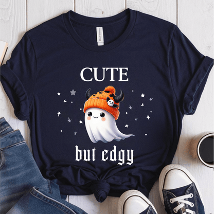 T-Shirt Navy / S Cute But Edgy T-Shirt