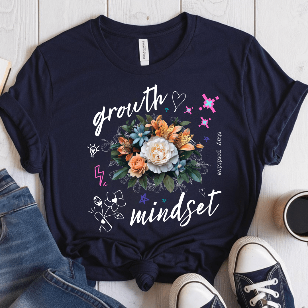 T-Shirt Navy / S Growth Mindset T-Shirt