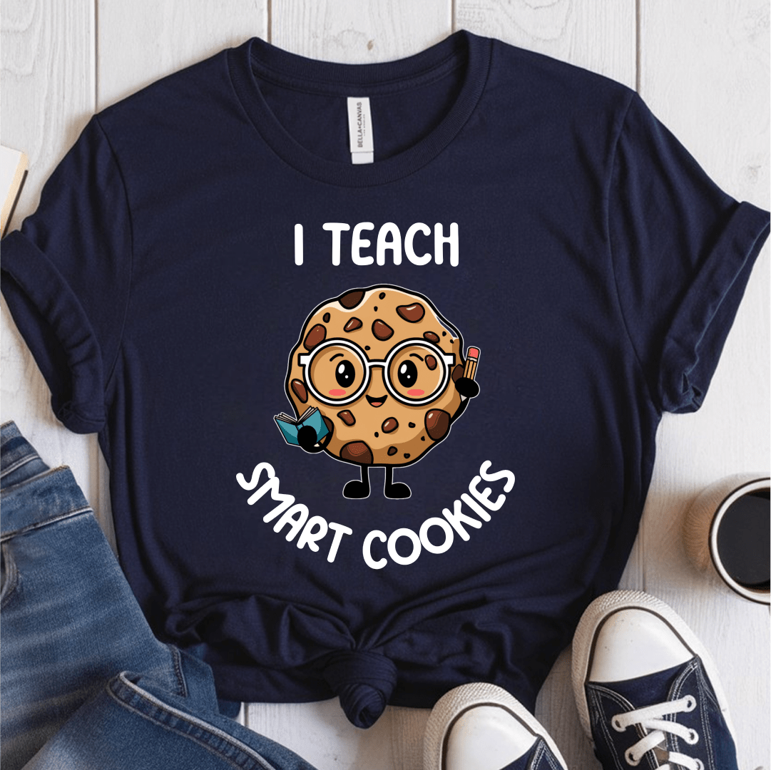 T-Shirt Navy / S I Teach Smart Cookies T-Shirt