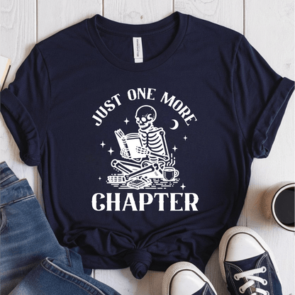 T-Shirt Navy / S Just One More Chapter T-Shirt