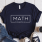 T-Shirt Navy / S Math The Only Subject That Counts T-Shirt
