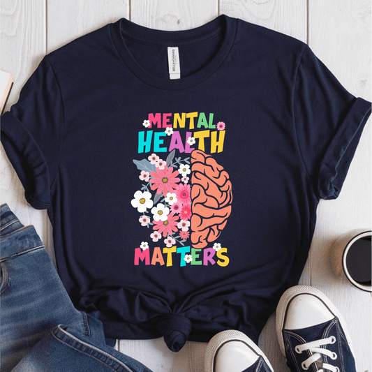 T-Shirt Navy / S Mental Health Matters T-Shirt