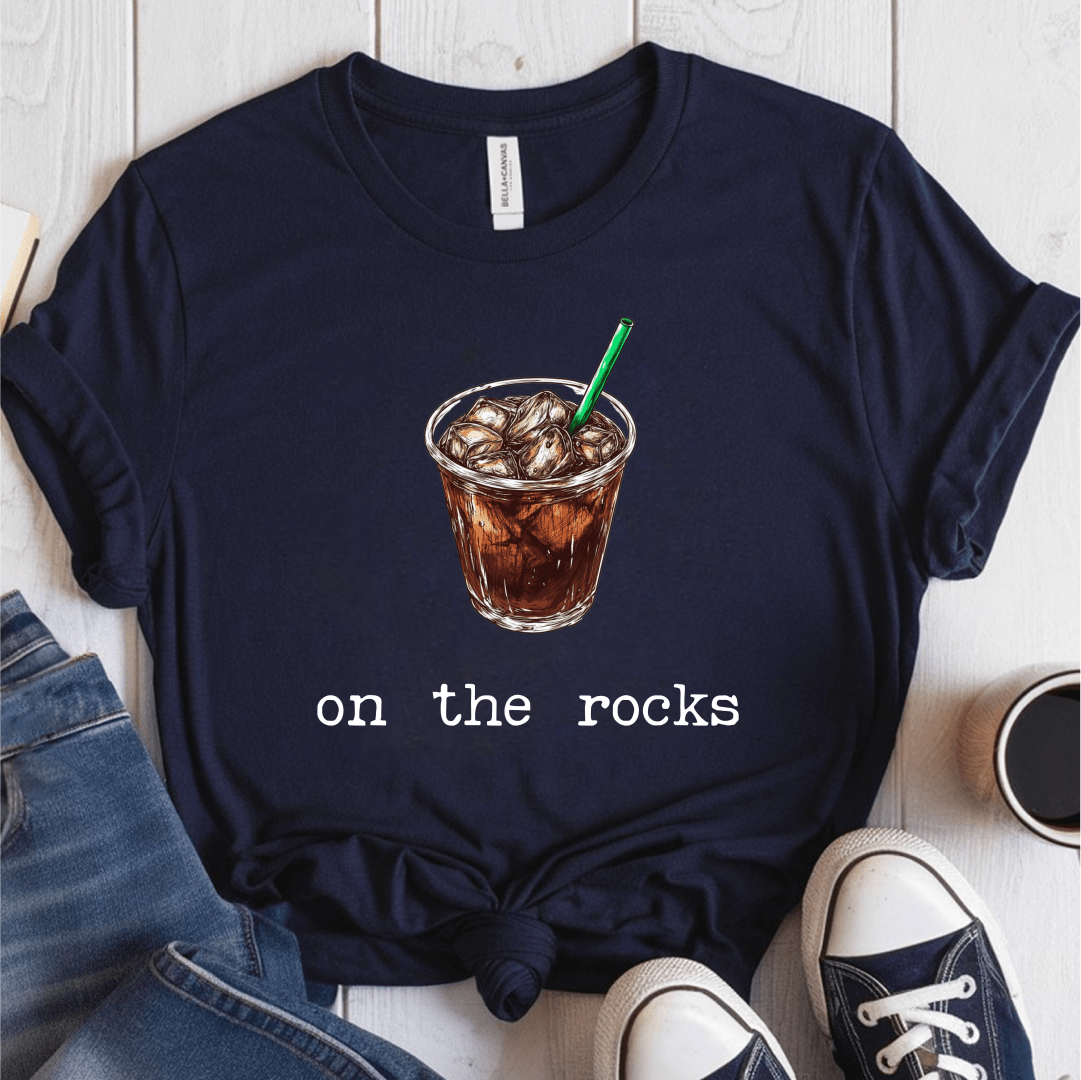 T-Shirt Navy / S On The Rocks T-Shirt