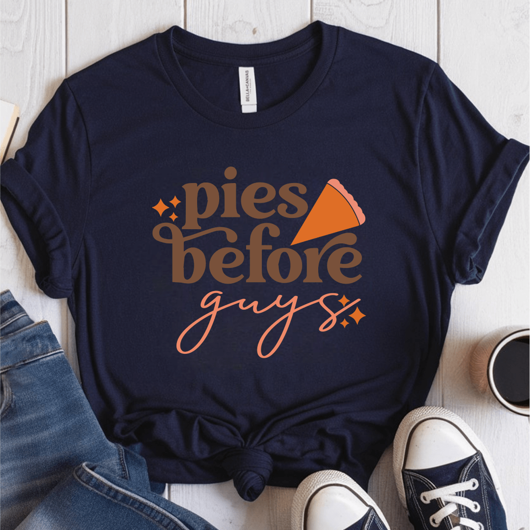 T-Shirt Navy / S Pies Before Guys T-Shirt