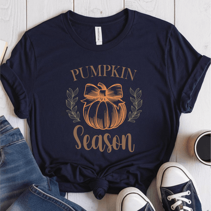 T-Shirt Navy / S Pumpkin Season T-Shirt