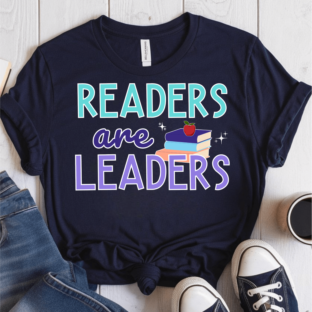 T-Shirt Navy / S Readers Are Leaders T-Shirt