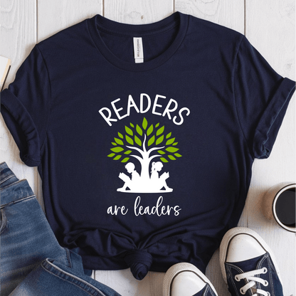 T-Shirt Navy / S Readers Are Leaders T-Shirt