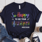 T-Shirt Navy / S So Happy To See Your Face (Music Teacher) T-Shirt