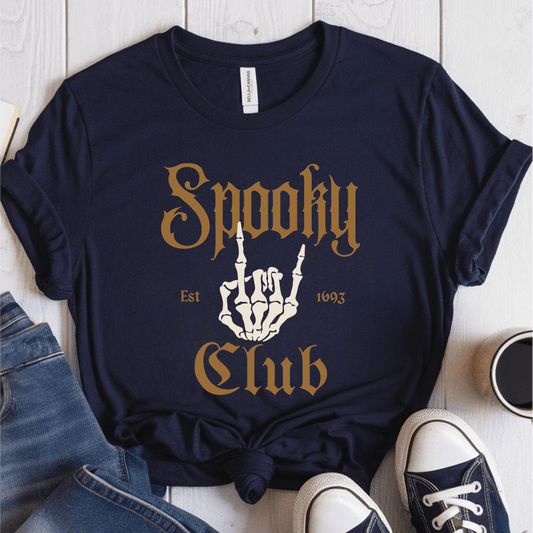 T-Shirt Navy / S Spooky Club T-Shirt