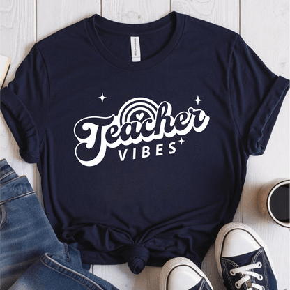 T-Shirt Navy / S Teacher Vibes T-Shirt