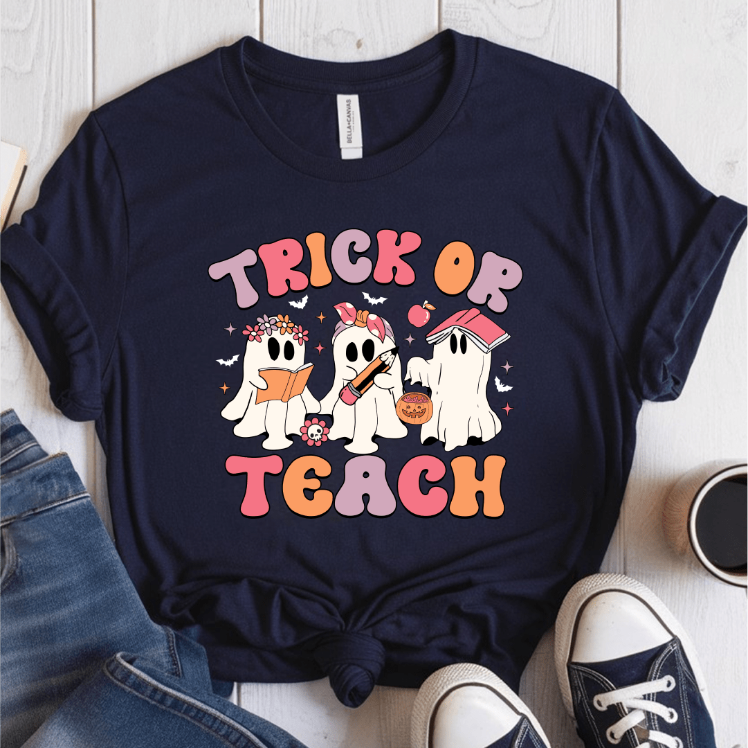 T-Shirt Navy / S Trick Or Teach T-Shirt