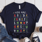 T-Shirt Navy / S You Are Alphabet T-Shirt
