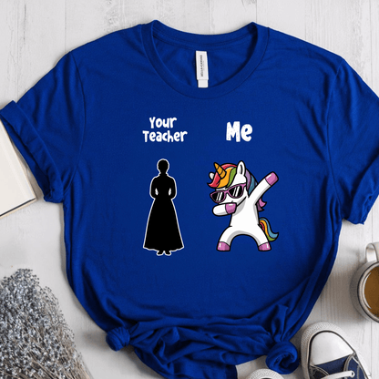 T-Shirt Navy / S Your Teacher Vs Me T-Shirt