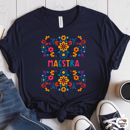 T-Shirt Navy / XS Maestra Middle Block T-Shirt