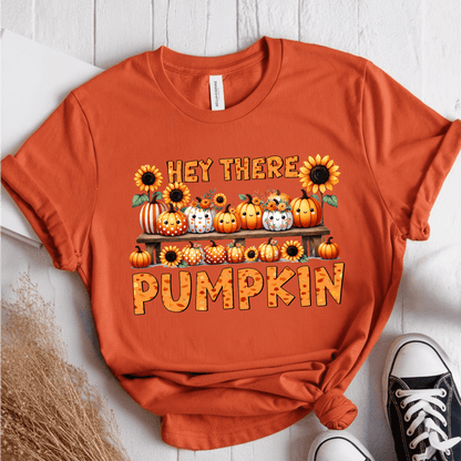 T-Shirt Orange / S Hey There Pumpkin T-Shirt