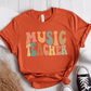 T-Shirt Orange / S Music Teacher Fall Colors T-Shirt