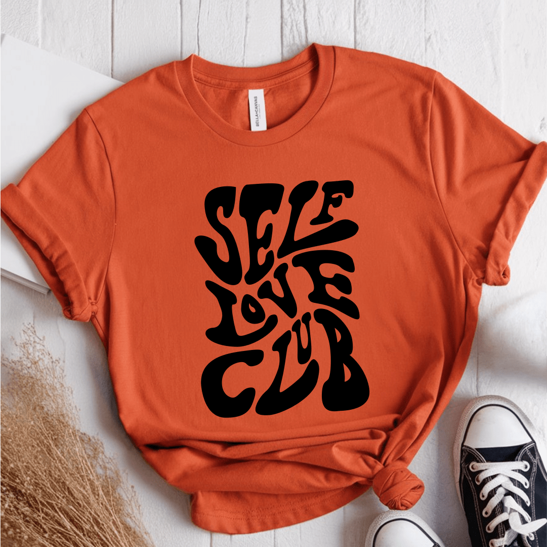 T-Shirt Orange / S Self Love Club T-Shirt