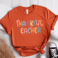 T-Shirt Orange / S Thankful Teacher Pastel Sparks T-Shirt