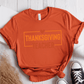 T-Shirt Orange / S Thanksgiving Teacher T-Shirt