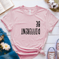 T-Shirt Pink / S Be Different T-Shirt