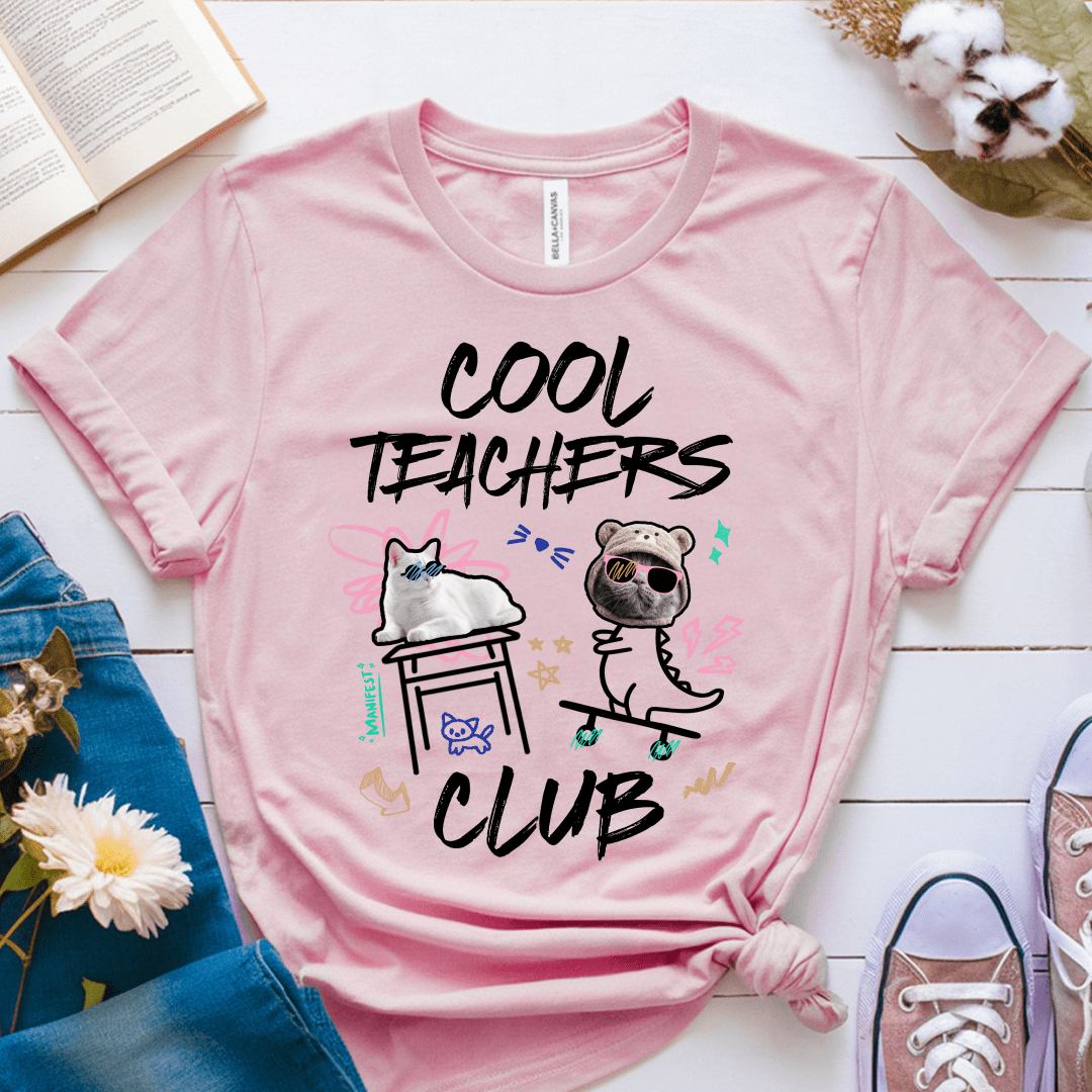 T-Shirt Pink / S Cool Teachers Club T-Shirt