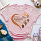 T-Shirt Pink / S Diversity Heart Skin Color T-Shirt