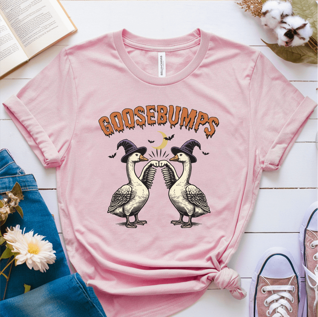 T-Shirt Pink / S Goosebumps T-Shirt