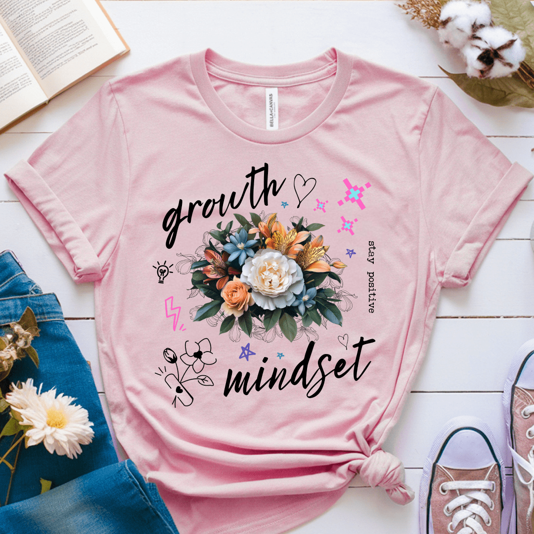 T-Shirt Pink / S Growth Mindset T-Shirt