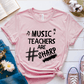 T-Shirt Pink / S Music Teachers Are Sharp T-Shirt
