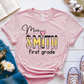 T-Shirt Pink / S Personalized Name And Grade Pencil Heart T-Shirt
