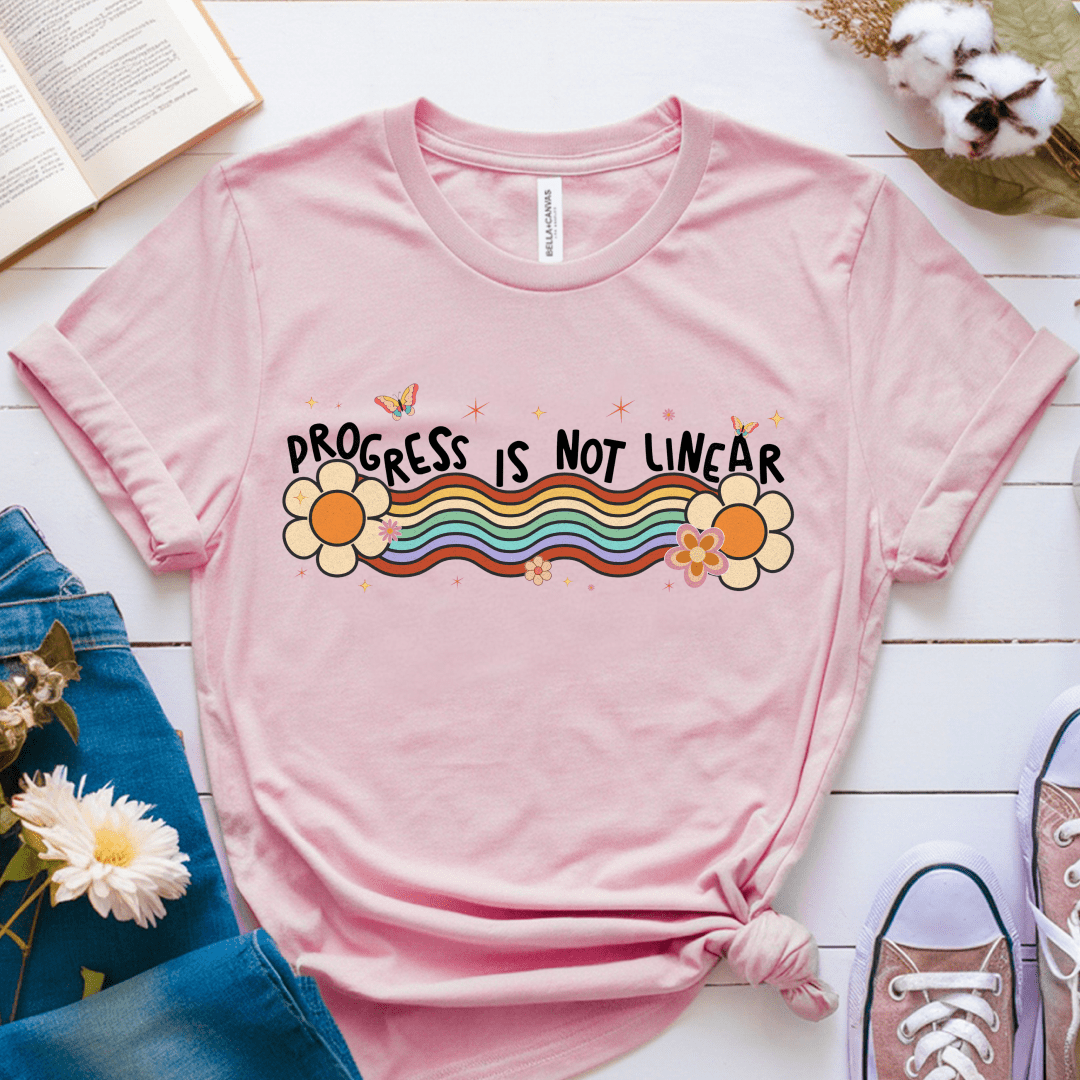 T-Shirt Pink / S Progress Is Not Linear T-Shirt