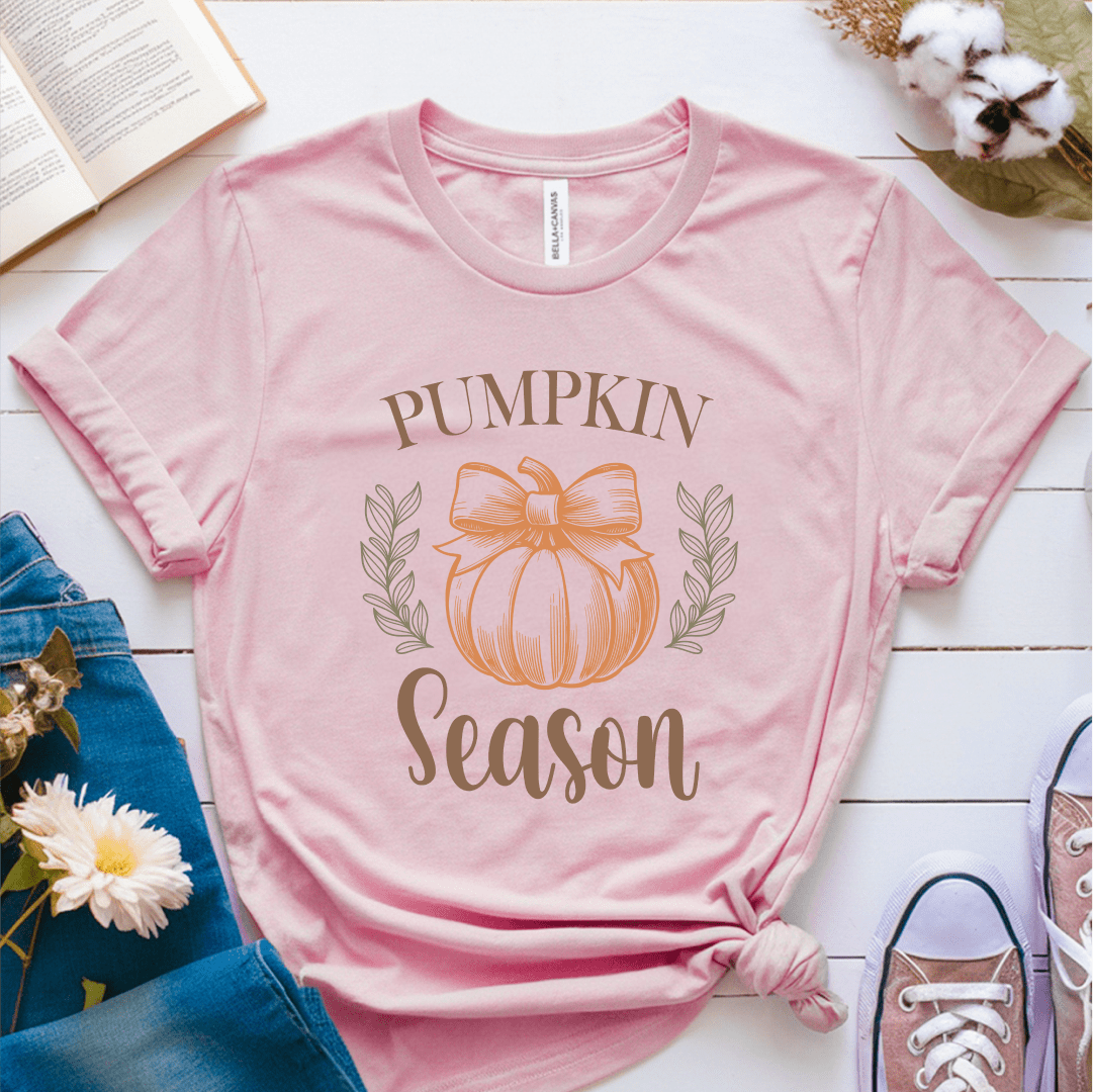 T-Shirt Pink / S Pumpkin Season T-Shirt