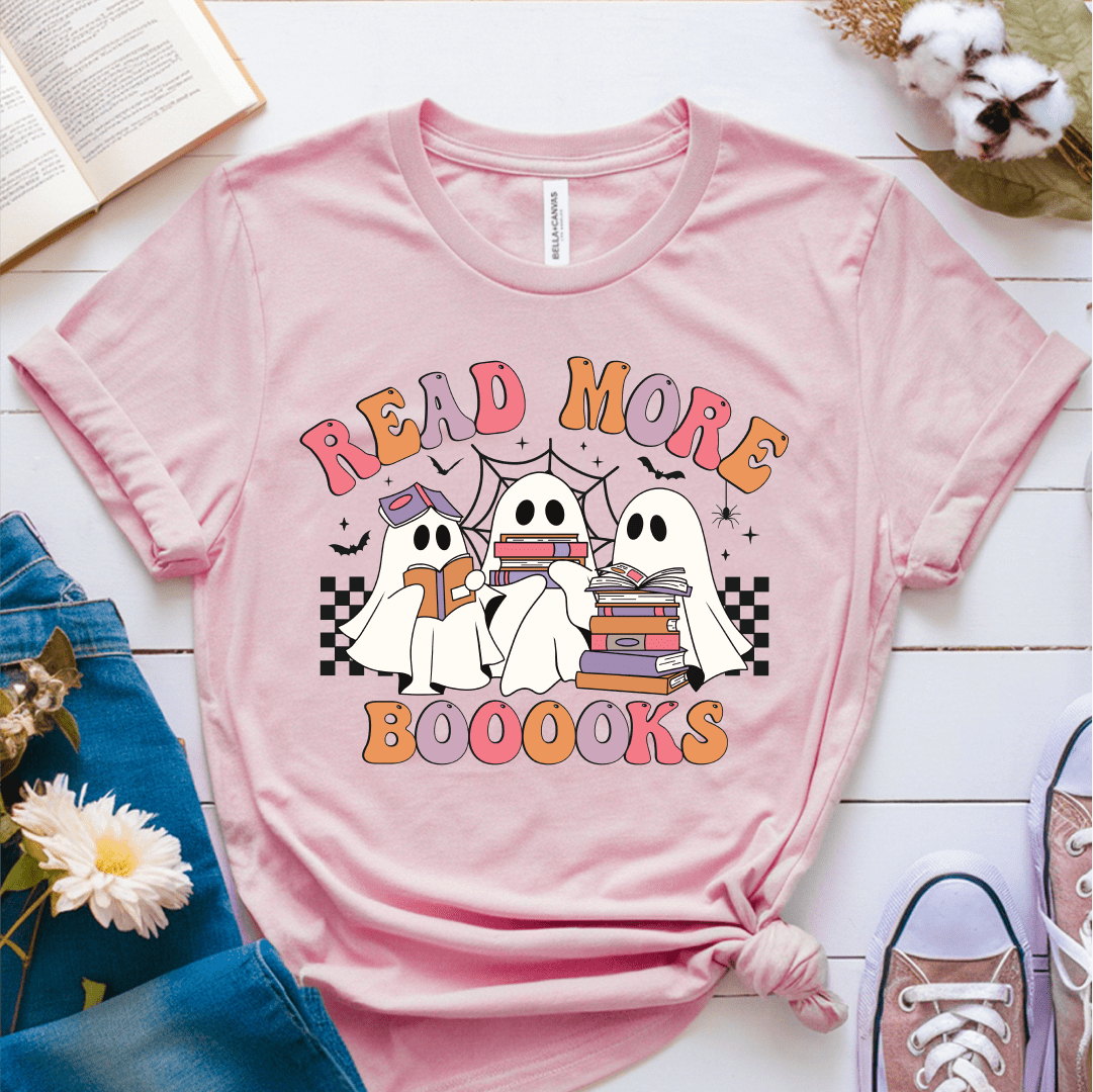T-Shirt Pink / S Read More Booooks T-Shirt
