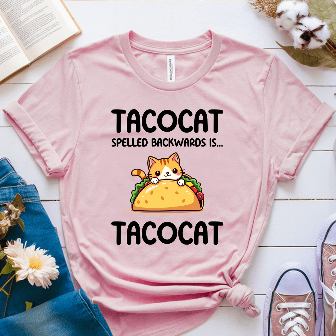 T-Shirt Pink / S TacoCat T-Shirt