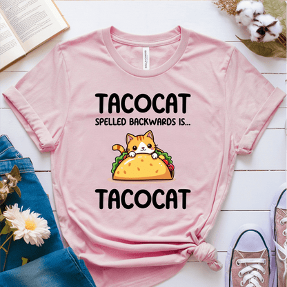 T-Shirt Pink / S TacoCat T-Shirt