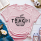 T-Shirt Pink / S Teach Futuristic Apple T-Shirt