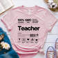 T-Shirt Pink / S Teacher GMO Description T-Shirt