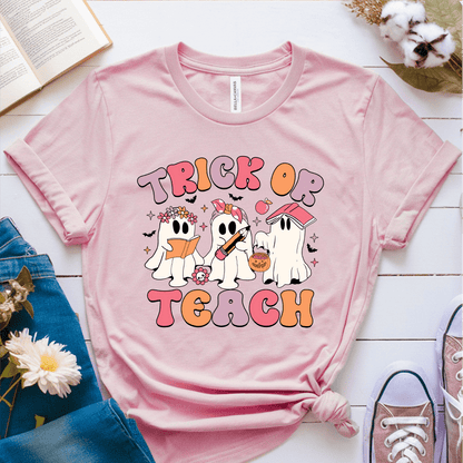 T-Shirt Pink / S Trick Or Teach T-Shirt