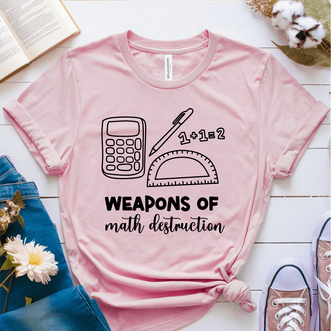 T-Shirt Pink / S Weapons of Math Destruction T-Shirt