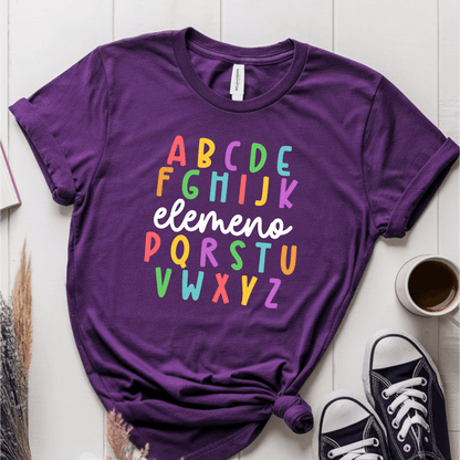 T-Shirt Purple / S ABC Elemeno T-Shirt