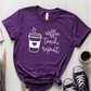 T-Shirt Purple / S Coffee Teach Repeat T-Shirt