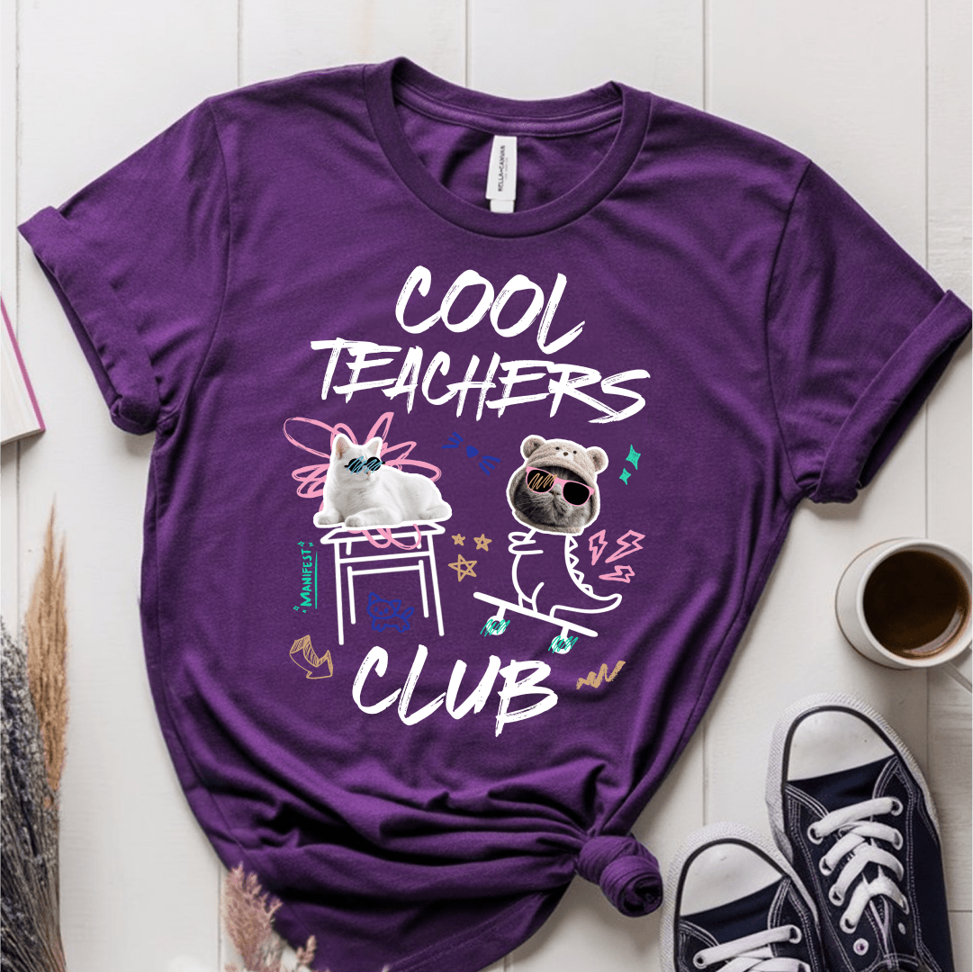 T-Shirt Purple / S Cool Teachers Club T-Shirt