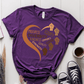 T-Shirt Purple / S Diversity Heart Skin Color T-Shirt