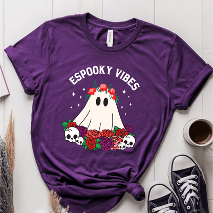 T-Shirt Purple / S Espooky Vibes Ghost T-Shirt