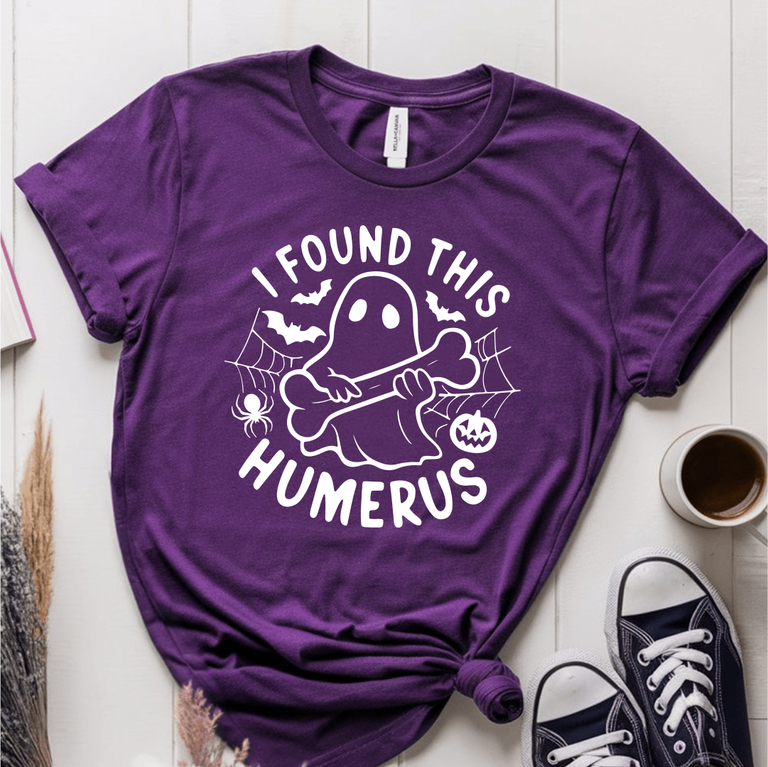 T-Shirt Purple / S I Found This Humerus T-Shirt