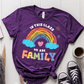 T-Shirt Purple / S In This Class We Are Family T-Shirt