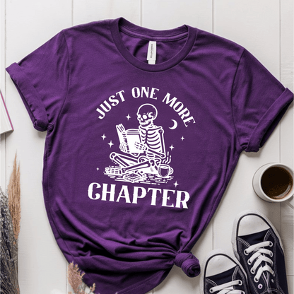 T-Shirt Purple / S Just One More Chapter T-Shirt