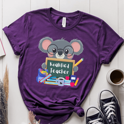 T-Shirt Purple / S Koalified Teacher T-Shirt