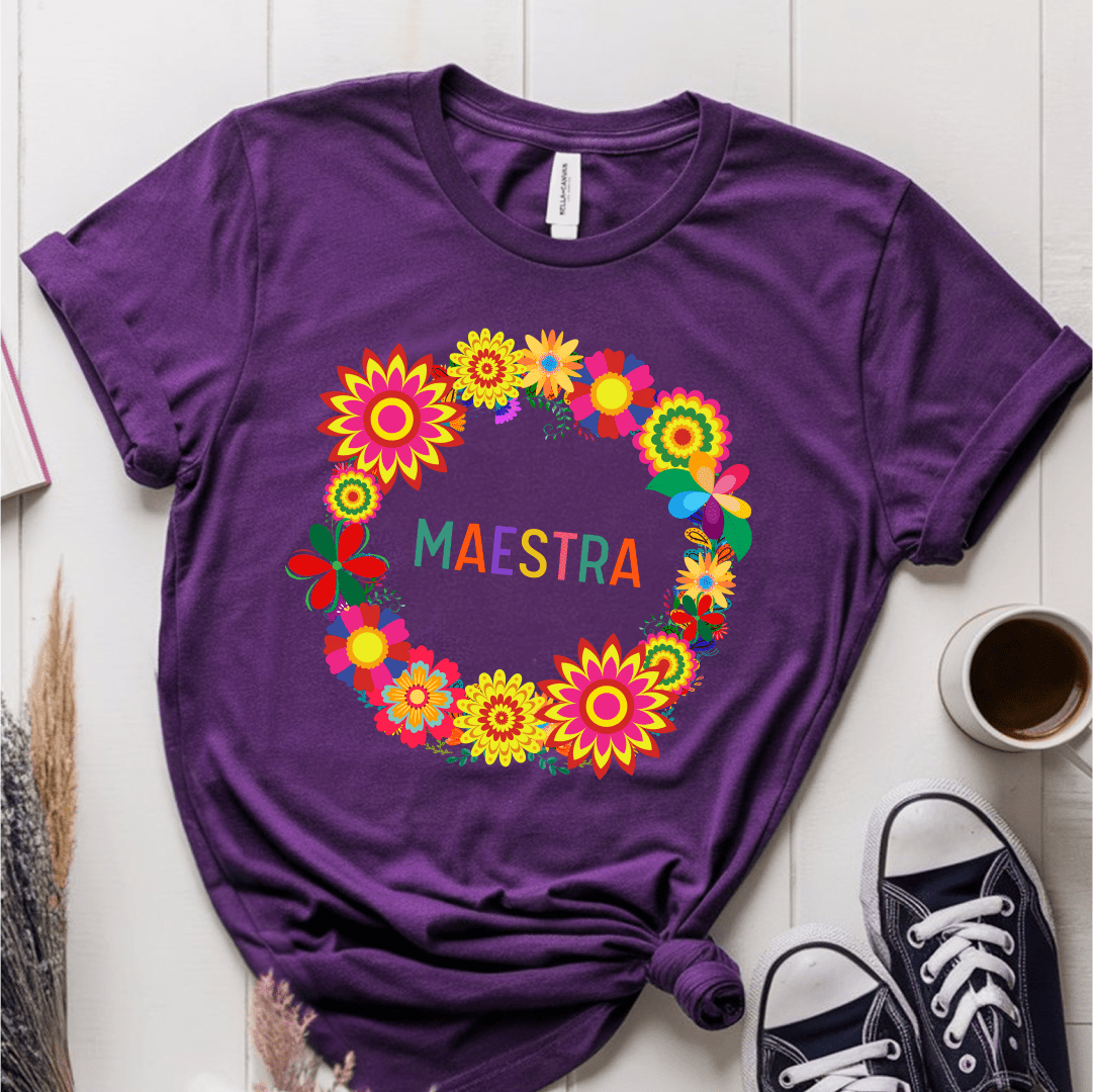 T-Shirt Purple / S Maestra Circle T-Shirt